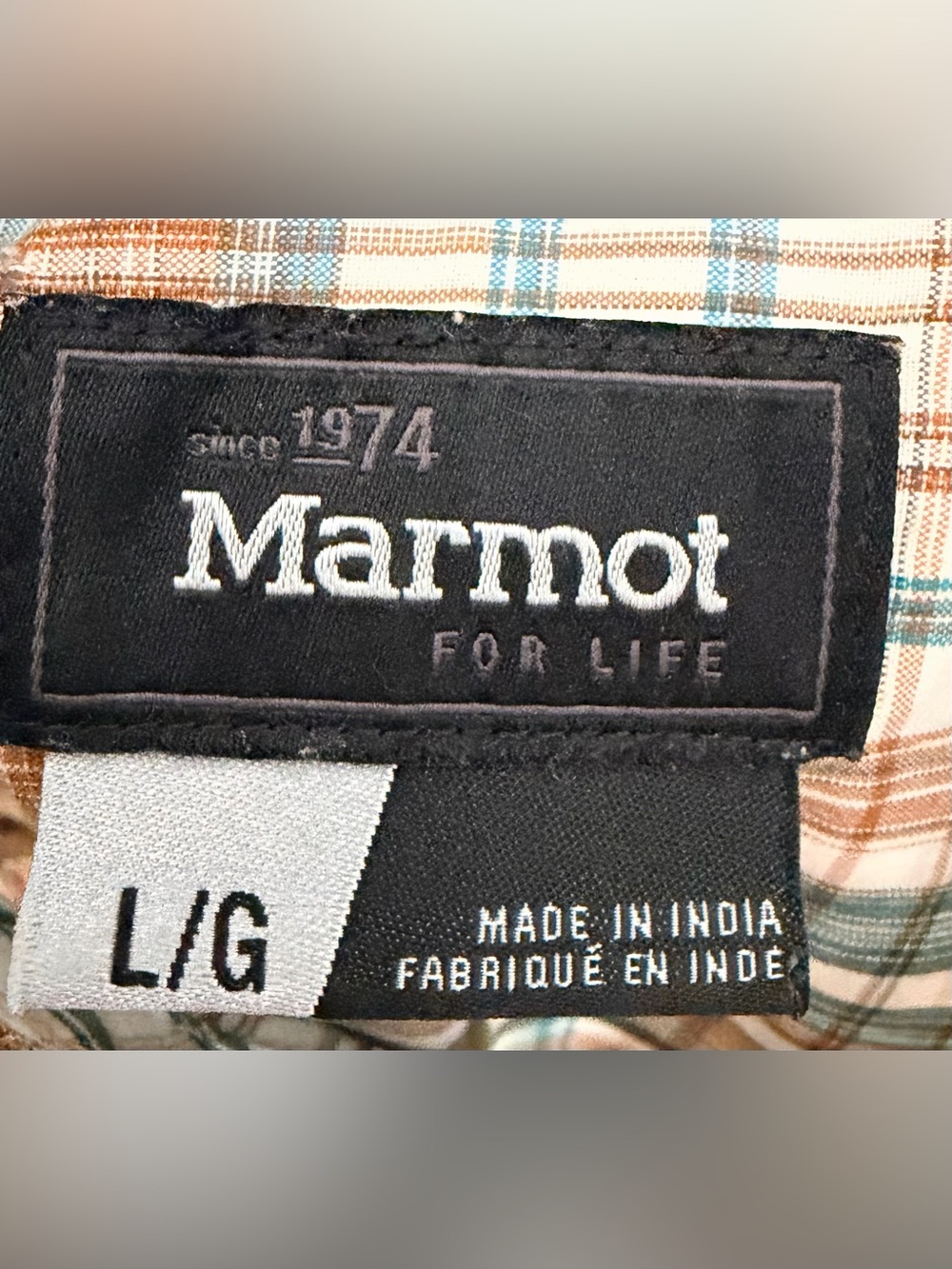 Marmot Multicolored Men’s L Short Sleeve Button Up Shirt - Picture 2 of 6